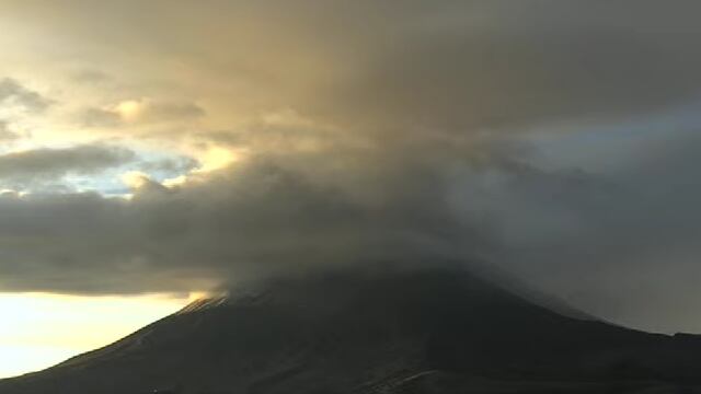 Volcán Popocatépetl el 1 de noviembre