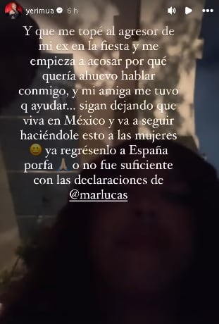 Yeri Mua expone que Naim Darrechi la acosó en la fiesta de Halloween de Belinda.
