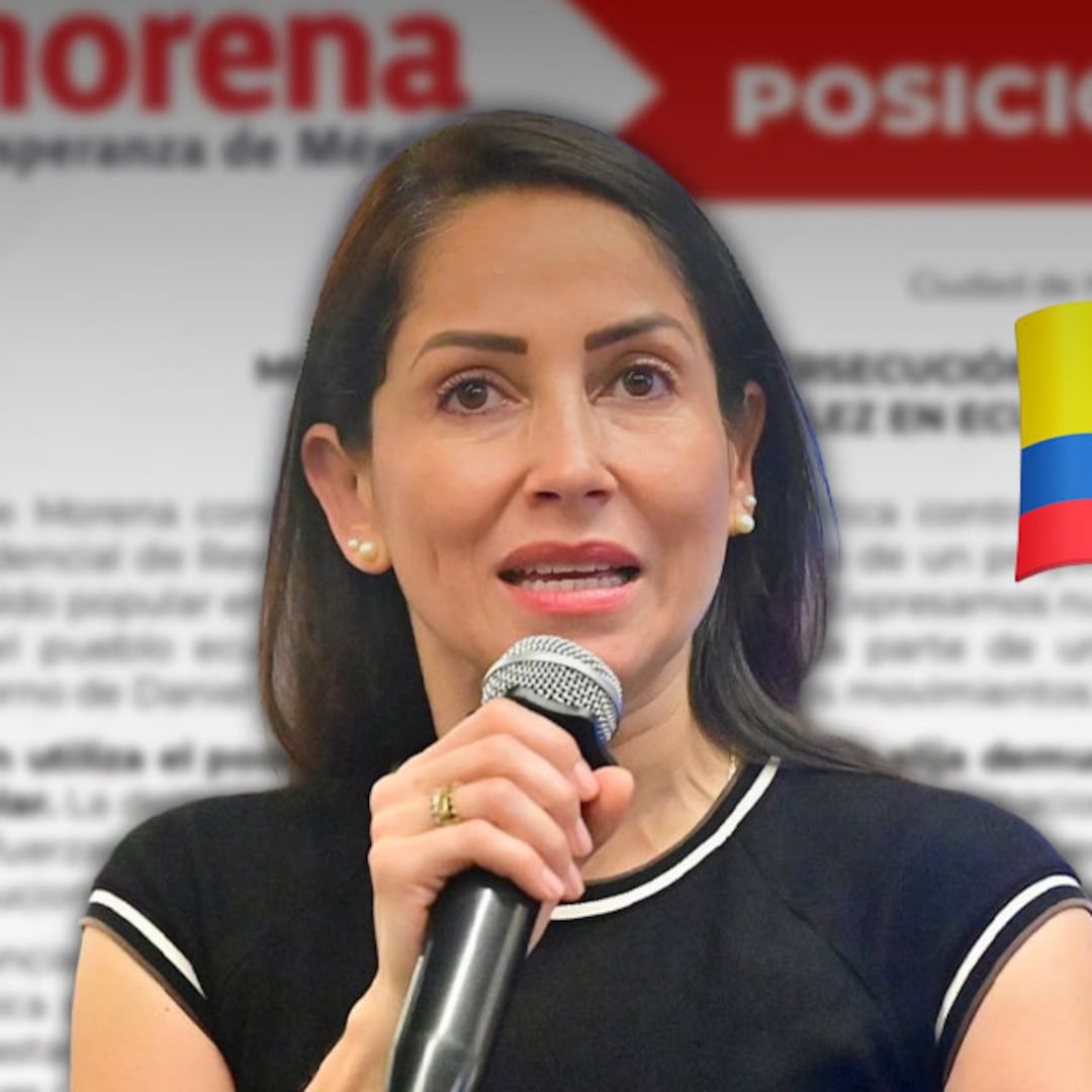 Morena acusa persecución política contra Luisa González tras su detención en Ecuador