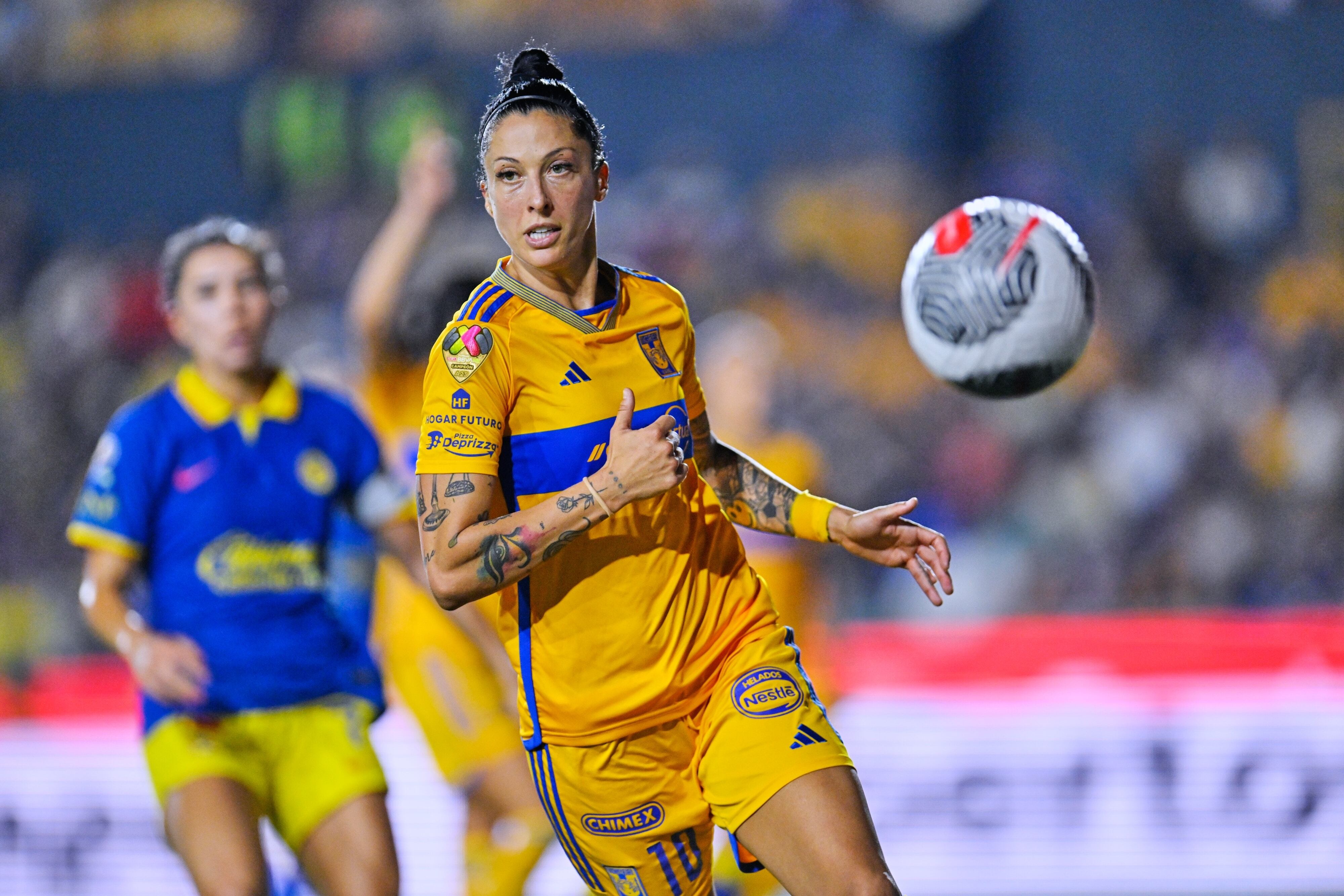 Jennifer Hermoso, jugadora de Club Tigres y de la Selección de España.