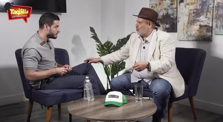 Adrián Marcelo en entrevista con René Franco