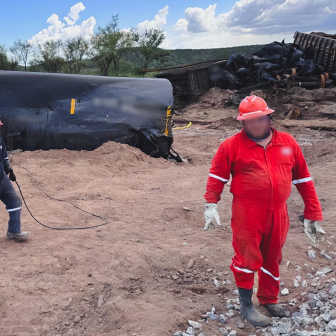 Profepa ordena a Ferromex reparar daños por derrame de tóxicos en Naco, Sonora