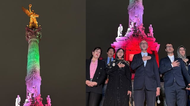 Irán agradece iluminación del Ángel de la Independencia por el Día de Teherán