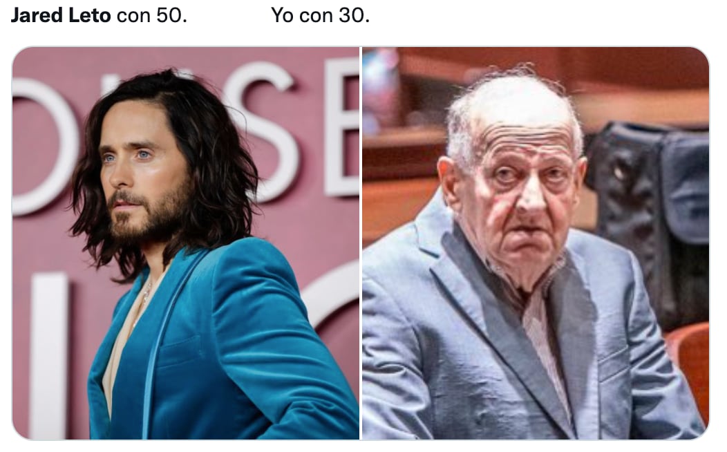 Memes del cumpleaños 50 de Jared Leto