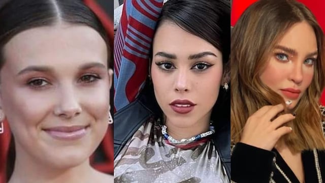 Millie Bobby Brown, Danna Paola, Belinda.