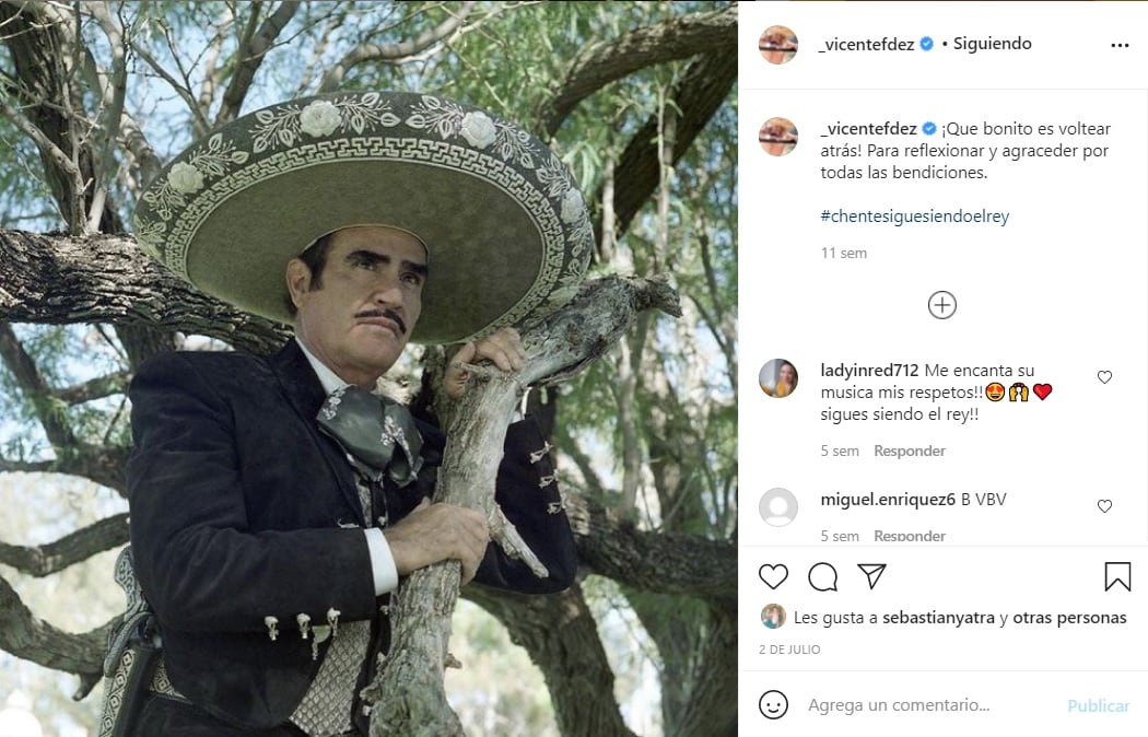 Confirman bioserie de Vicente Fernández