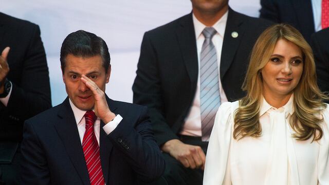 La actriz Angélica Rivera y el político Enrique Peña Nieto estuvieron casados casi una década