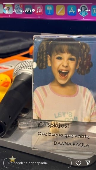 Danna Paola comparte foto de su infancia en Instagram