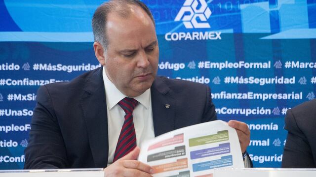 Gustavo de Hoyos, presidente de Coparmex.