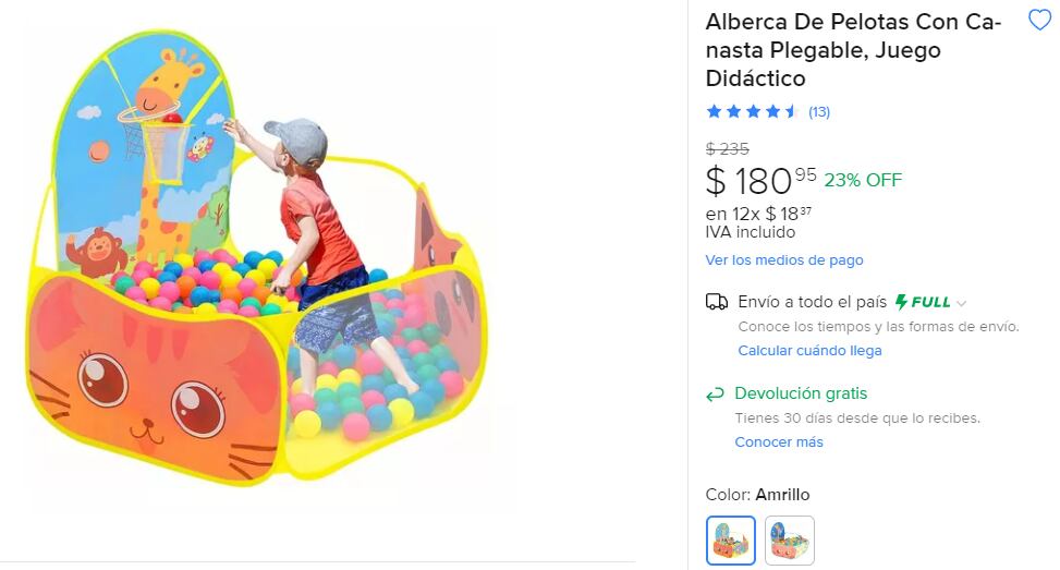 Alberca de pelotas