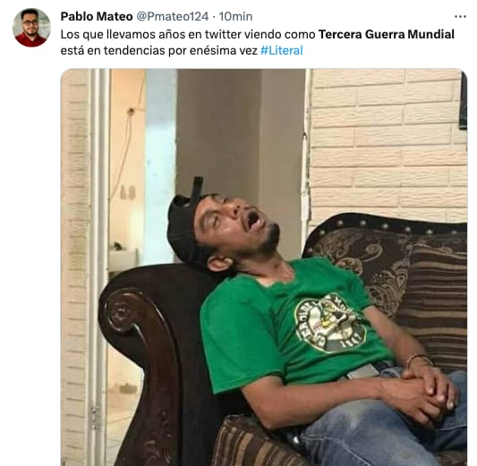 Tuit Tercera Guerra Mundial