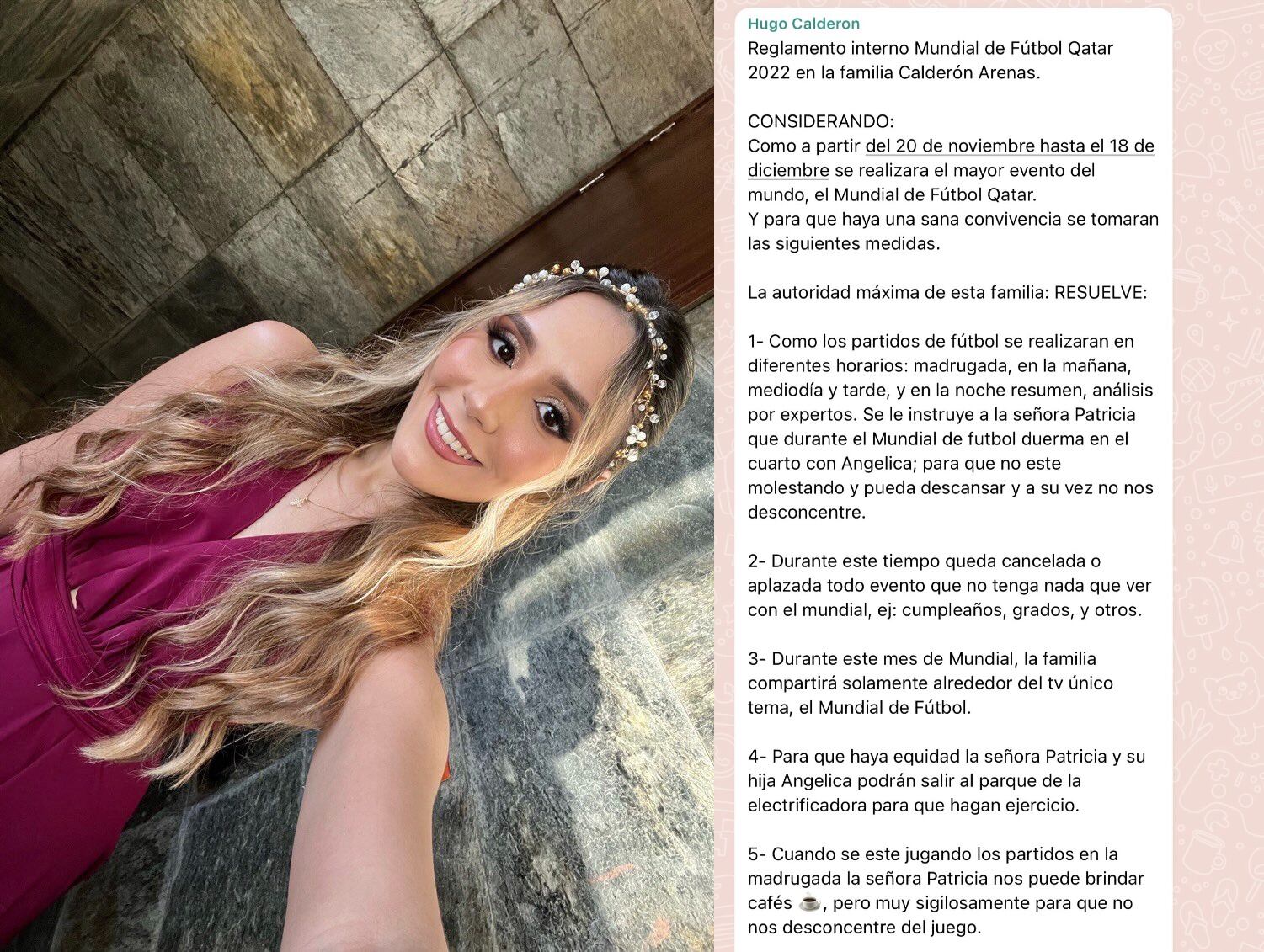 Hija exhibe a su papá por imponerle reglamento a su familia por Qatar 2022