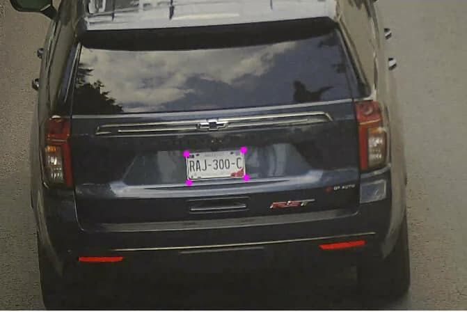 Camioneta en la que secuestraron a Ana Lilia Ocampo Ayala