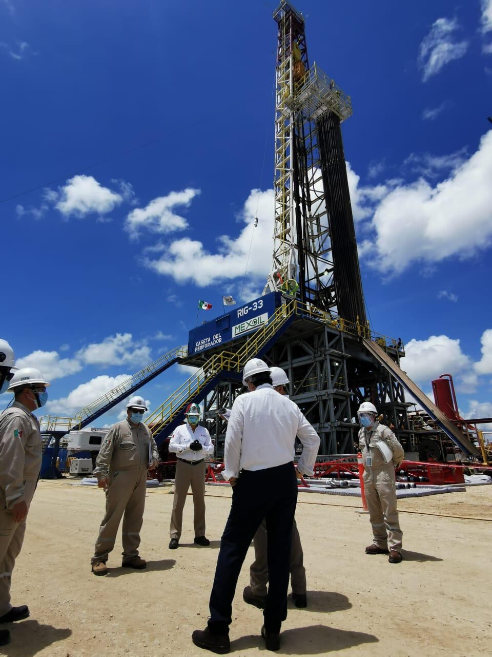 Recorrido por los pozos.