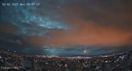Meteorito que cayó en Atenas, Grecia