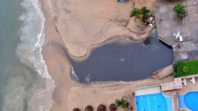 Aguas negras en Acapulco