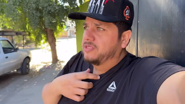 El Gordo Peruci en su último video, antes de ser asesinado en Culiacán e