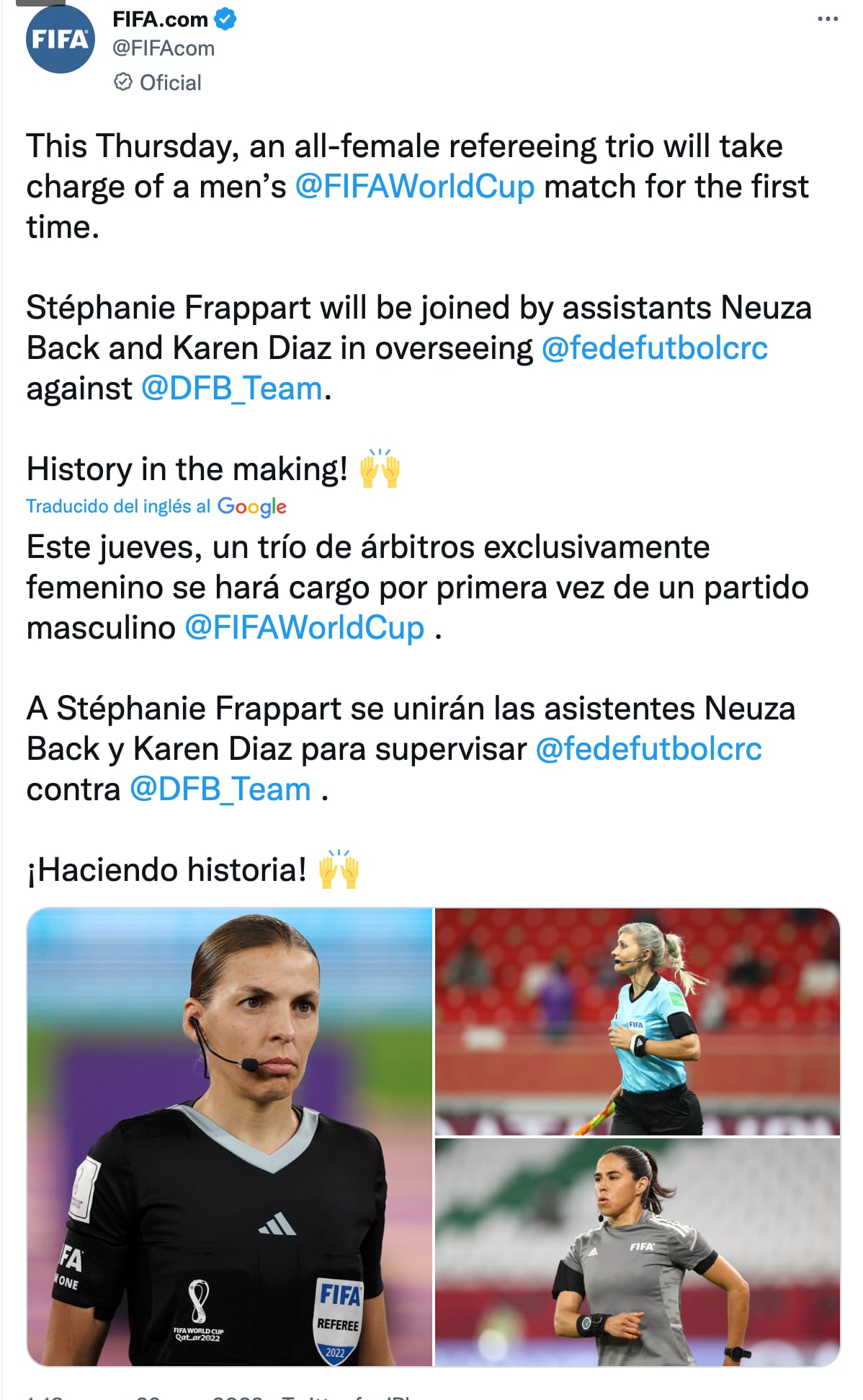 Karen Díaz hará historia en Qatar 2022