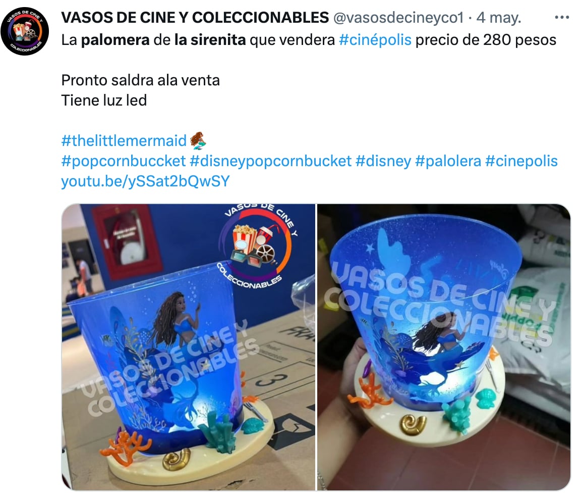 Palomera de La Sirenita en Cinépolis