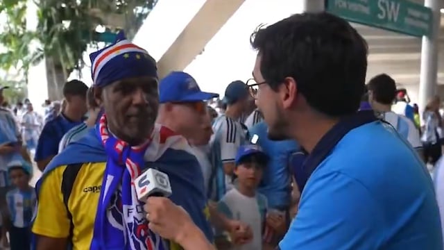Reportero se sorprende al descubrir que entrevistaba al padre de Vozinha