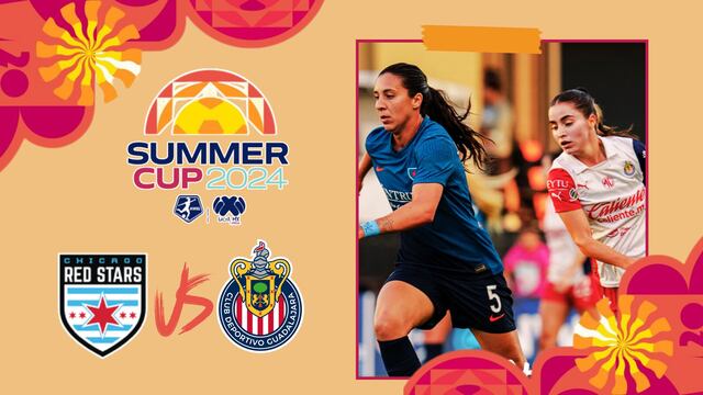 Chicago Red Stars vs Chivas Femenil en la Summer Cup 2024.
