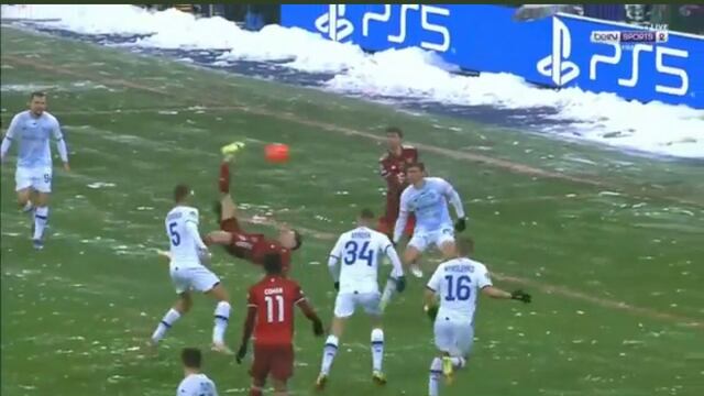 Lewandowski gol (Captura de video)