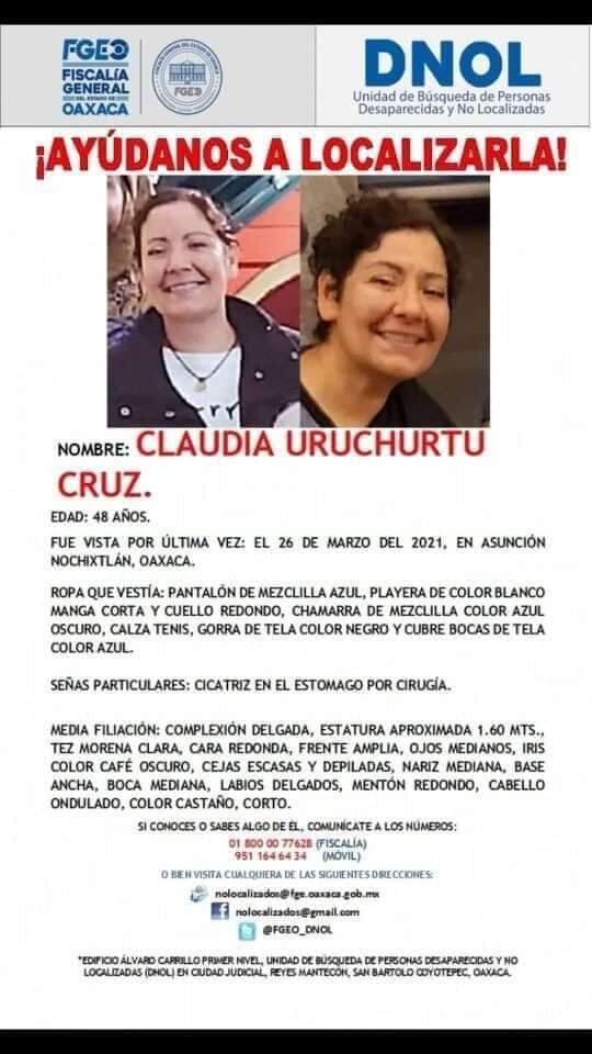 Ficha de búsqueda de Claudia
