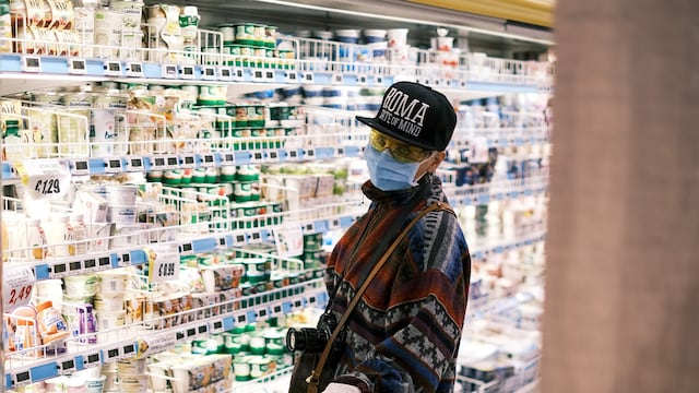 Cuidate del coronavirus en el super