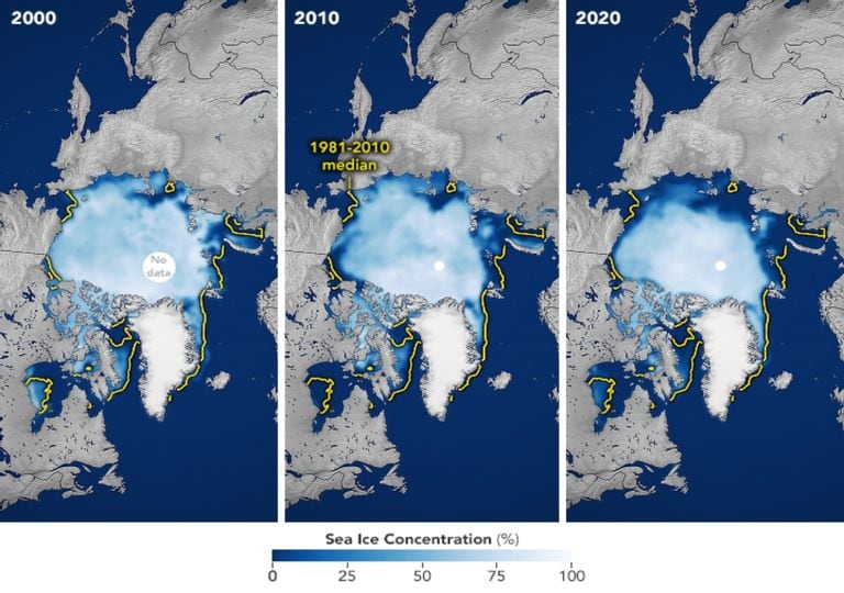 El derretimiento del hielo ártico