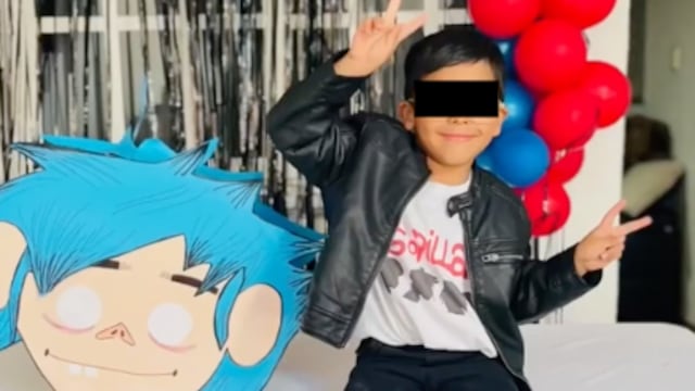 Niño celebra su cumpleaños con temática de Gorillaz