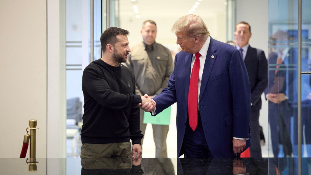 Donald Trump se reúne con Volodímir Zelenski en Nueva York