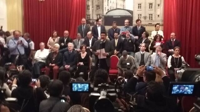 Conferencia de prensa de Javier Corral.
