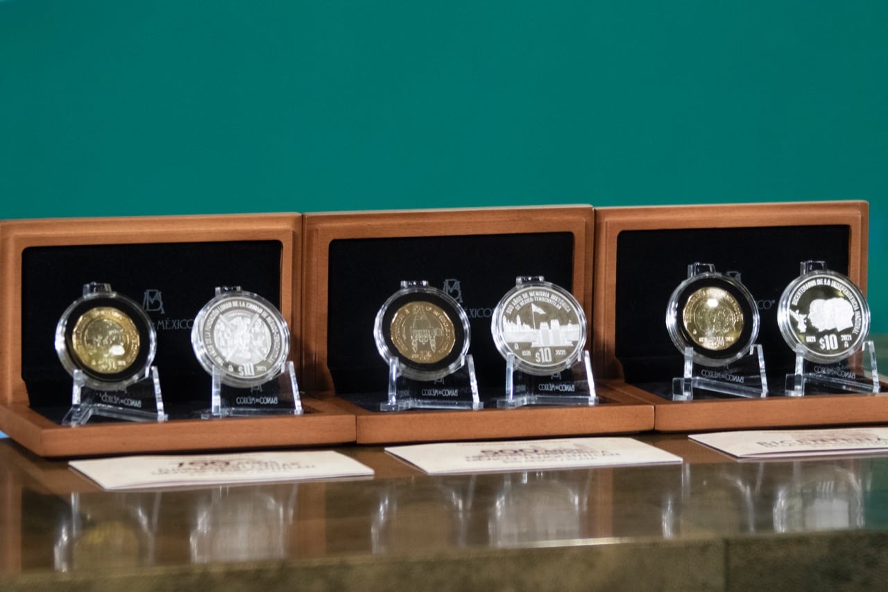 Monedas conmemorativas por la Independencia de México