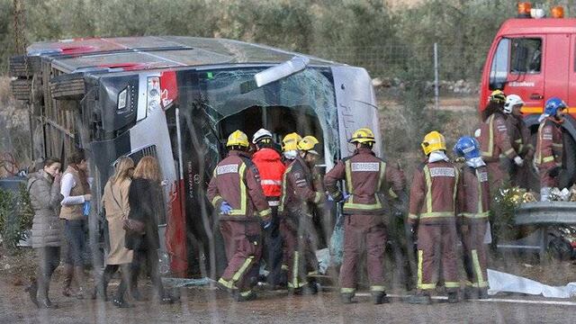 Accidente en España