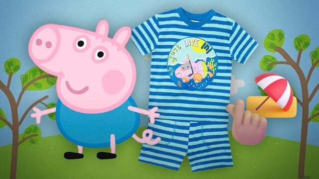 Set de Peppa Pig con George Pig para playa