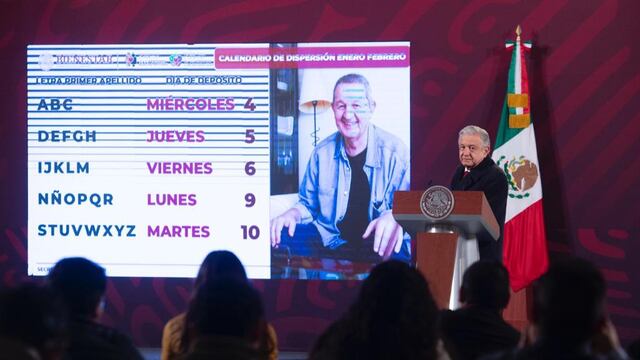 Calendario de depósitos para la pensión del Bienestar