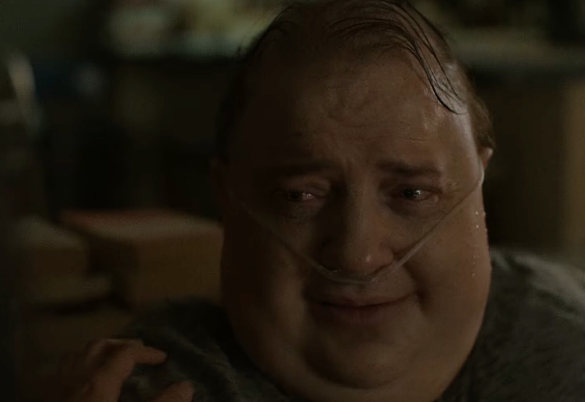 Brendan Fraser en el primer tráiler de The Whale