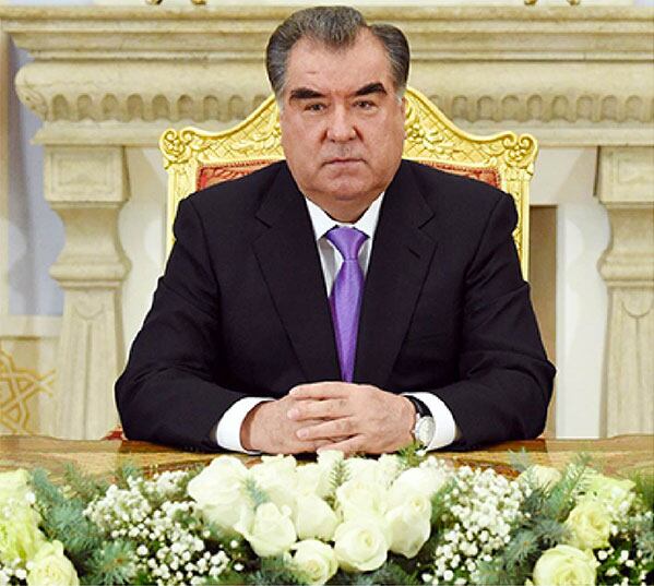Emomali Rahmon, presidente de Tayikistán