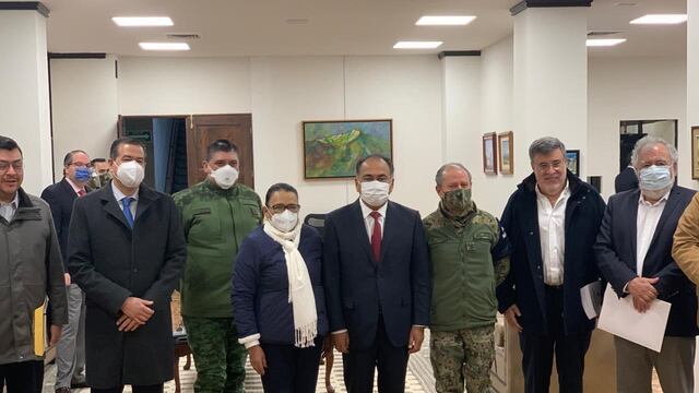 Héctor Astudillo y gabinete de seguridad