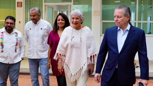 Arturo Zaldívar y la senadora Olga Sánchez Cordero