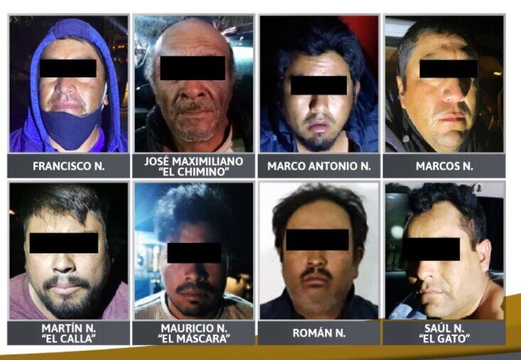 Detenidos en Puebla