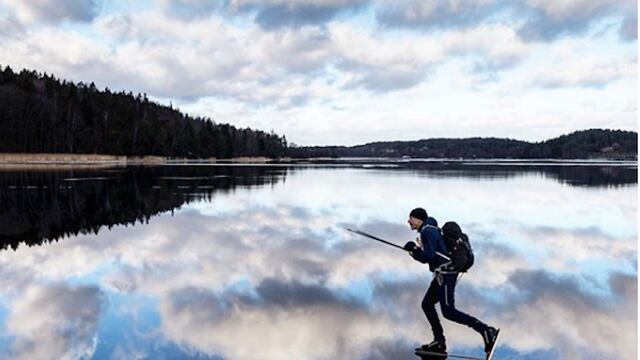 Los enigmáticos sonidos que se producen al patinar sobre hielo fino