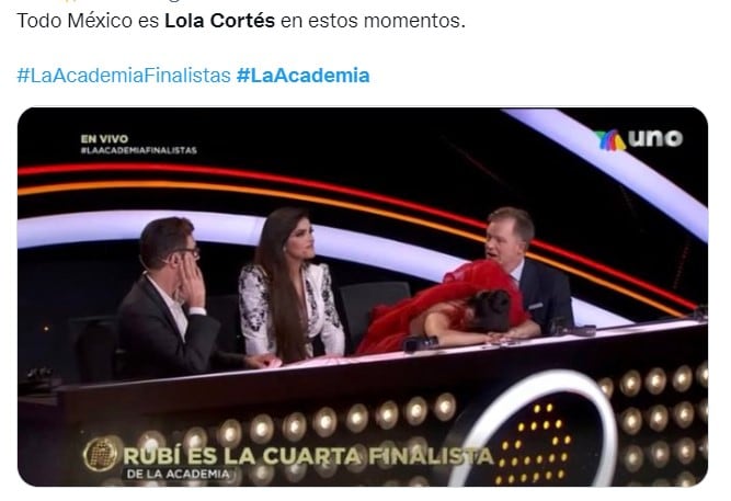 Tuit sobre La Academia