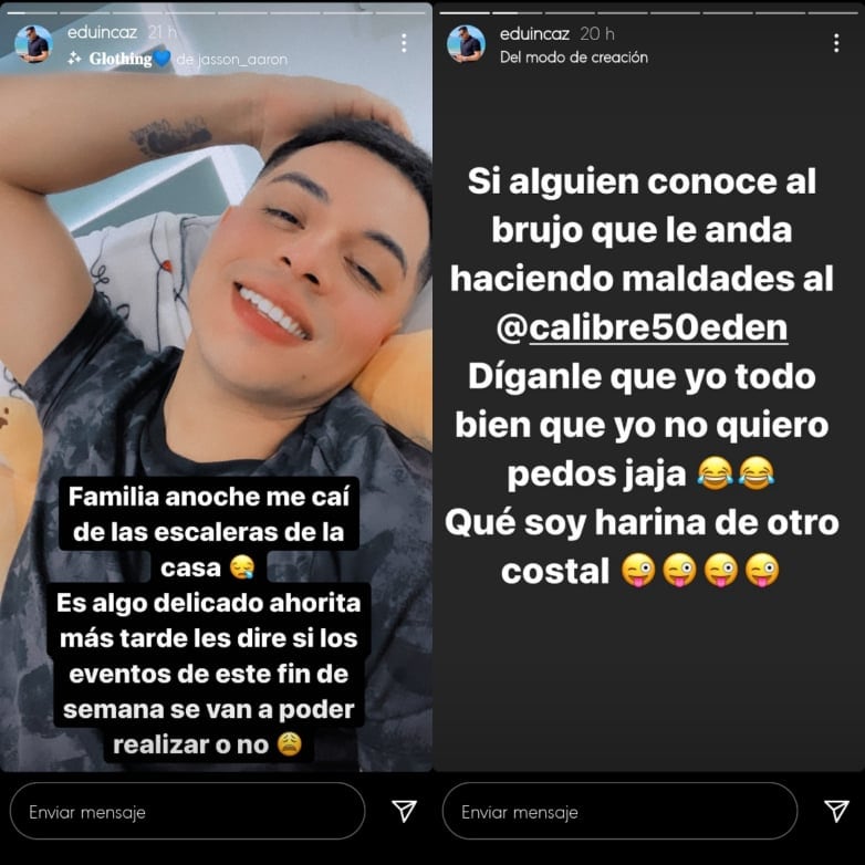 Eduin Cazares, vocalista de 'Grupo Firme'.