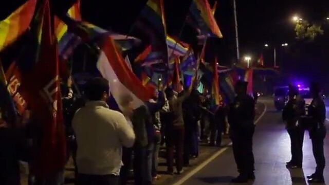 Manifestantes LGBT agredidos por Policía Nacional de Paraguay