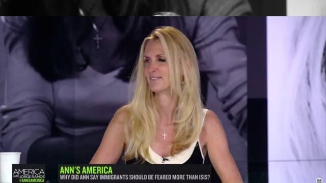 Ann Coulter le dice a Jorge Ramos: "México tiene una cultura deficiente"