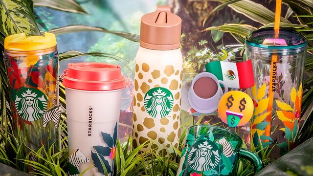 Starbucks Safari: Precio de la colección de termos y tazas que llegó a México