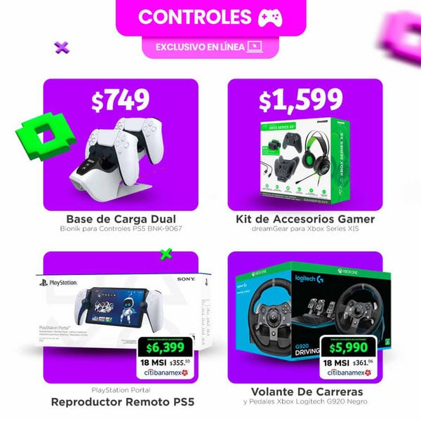 Ofertas Soriana en videojuegos hoy al 15 de agosto