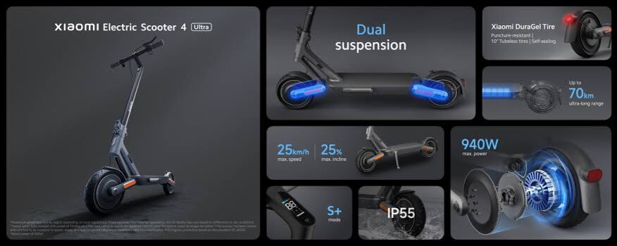 Electric Scooter 4 Ultra estas son sus propiedades