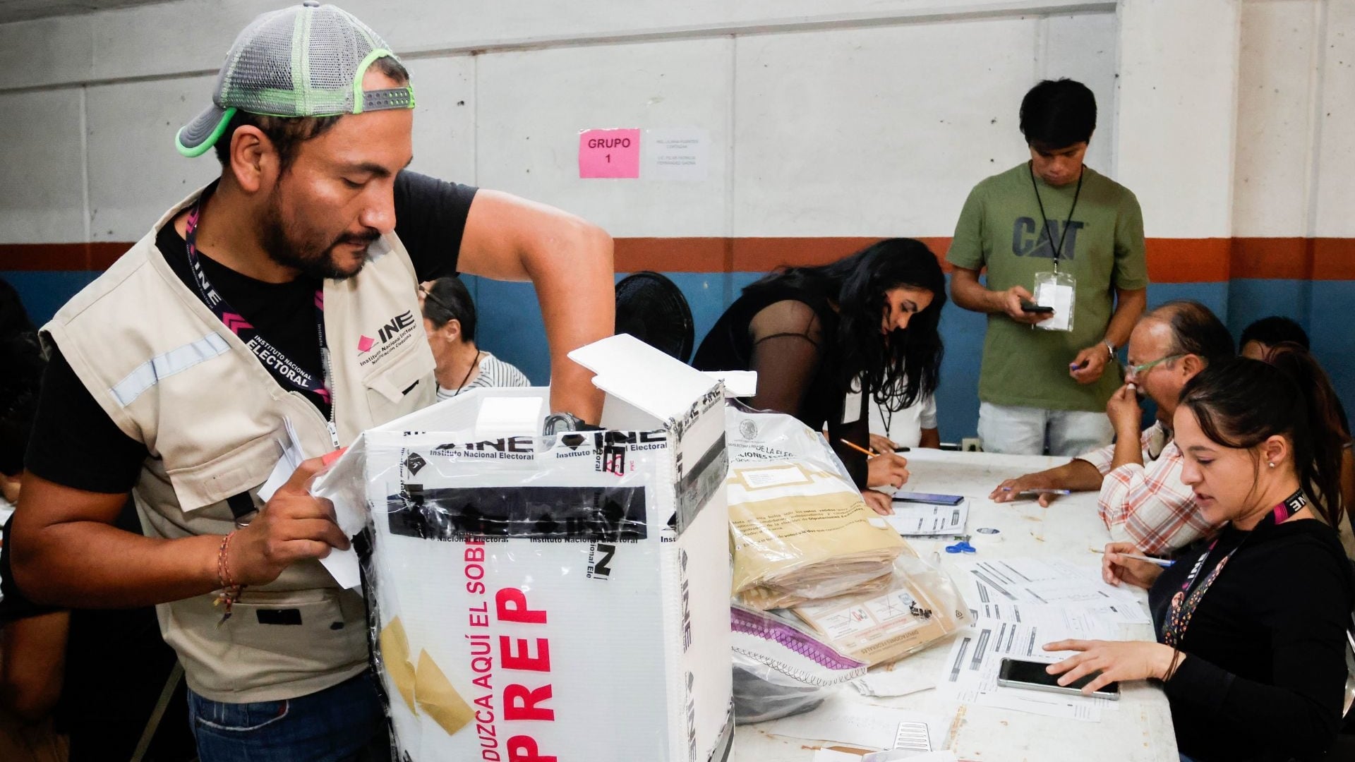 Conteo de actas y votos de la elección federal del domingo pasado
